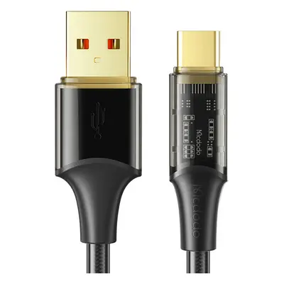 Kabel USB-C Mcdodo CA-2092 6A, 1,8 m (černý)