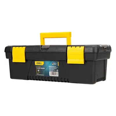 Plastový box na nářadí Deli Tools EDL432412, 12'' (žlutý)