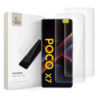 Tvrzené sklo TECH-PROTECT GLASS UV+ 2-PACK XIAOMI REDMI NOTE 14 PRO 4G / 5G / 14 PRO+ PLUS 5G / 