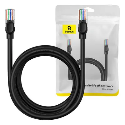 Síťový kabel Baseus Ethernet CAT5, 3 m (černý)