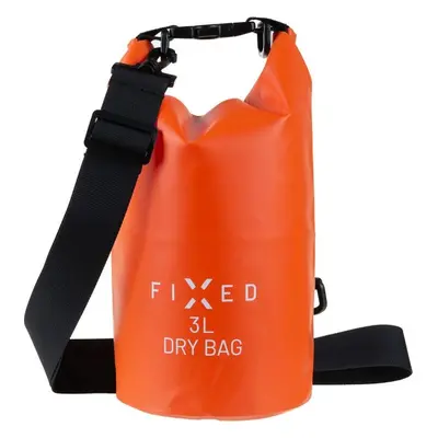 Voděodolný vak FIXED Dry Bag 3L, oranžová,rozbaleno