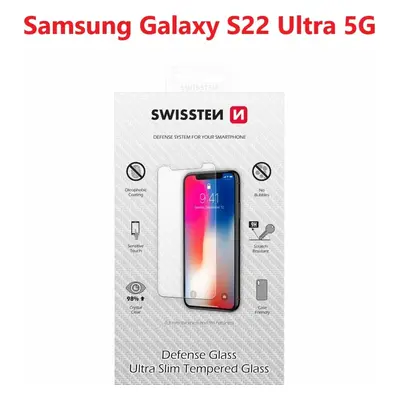 OCHRANNÉ TEMPEROVANÉ SKLO SWISSTEN PRO SAMSUNG S908 GALAXY S22 ULTRA 5G RE 2,5D