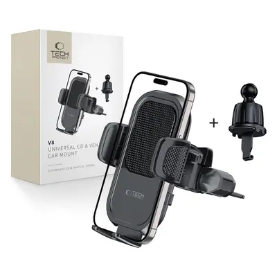 TECH-PROTECT V8 UNIVERSAL CD & VENT CAR MOUNT BLACK