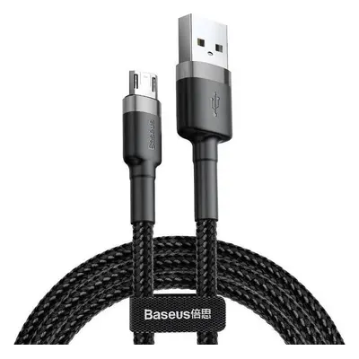 Kabel Baseus Cafule Micro USB 1,5A 2m (šedo-černý)