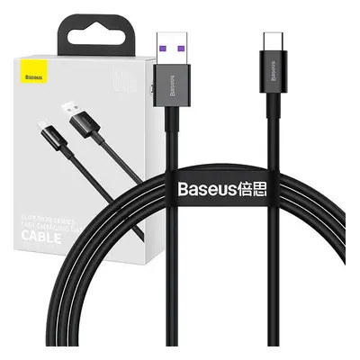 Baseus Kabel USB na USB-C řady Superior, 66W, 1m (černý)