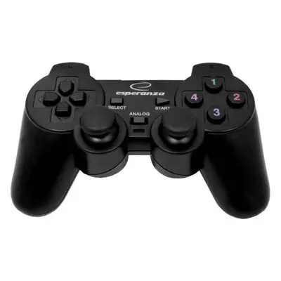 Drátový gamepad Esperanza EG102 černý