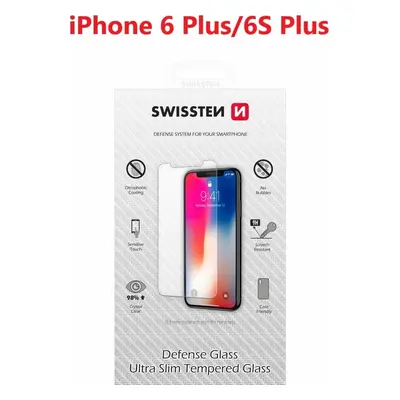 OCHRANNÉ TEMPEROVANÉ SKLO SWISSTEN PRO APPLE IPHONE 6 PLUS/6S PLUS RE 2,5D