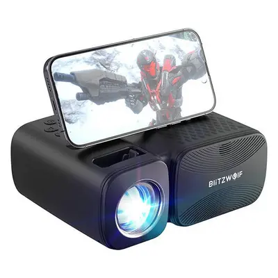 BlitzWolf BW-V3 Mini LED projektor Wi-Fi + Bluetooth (černý)