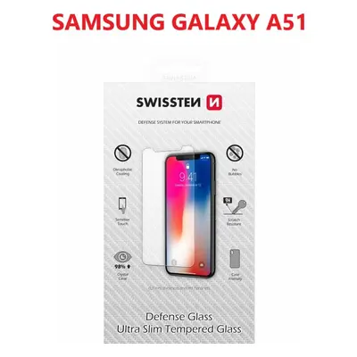 OCHRANNÉ TEMPEROVANÉ SKLO SWISSTEN PRO SAMSUNG A515 GALAXY A51 RE 2,5D