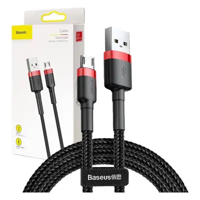 Baseus Cafule Micro USB Cable 2A 3m (černo-červený)