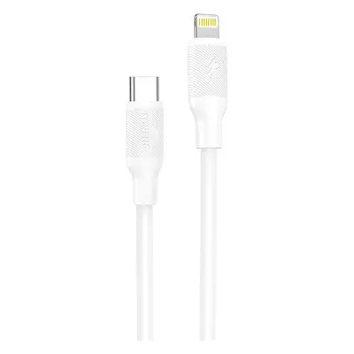 USB kabel na Lightning Foneng X80, 27W, 1m (bílý)