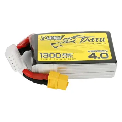 Baterie Tattu R-Line verze 4.0 1300mAh 14,8V 130C 4S1P XT60