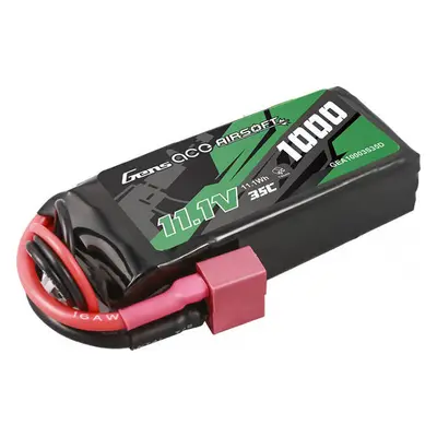 Gens ace 35C 1000mAh 3S1P 11.1V Airsoft Gun Lipo baterie s T konektorem