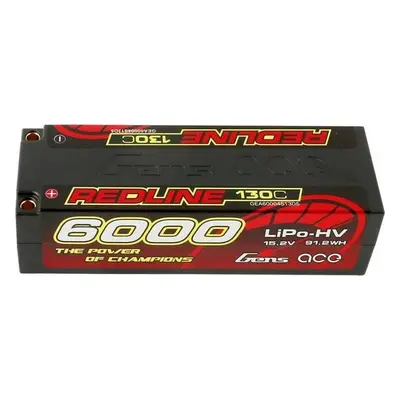 Baterie Gens Ace Redline 6000mAh 15,2V 130C 4S1P HardCase HV LiPo