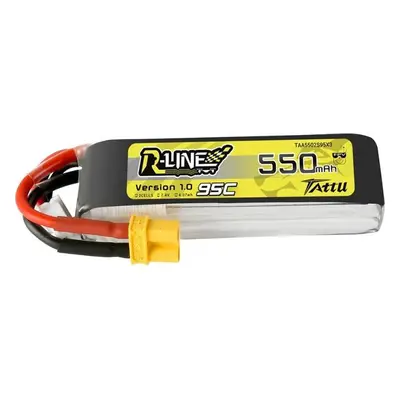 Baterie Tattu R-Line 550mAh 7,4V 95C 2S1P XT30