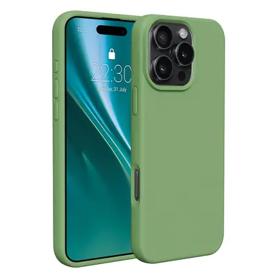 Etteri Silicone case for iPhone 16 Pro Max 6,9" light green