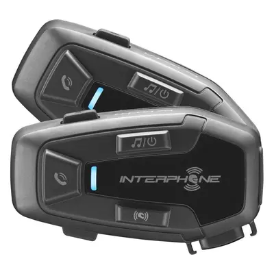 Bluetooth headset pro uzavřené a otevřené přilby Interphone U-COM7R, Twin Pack