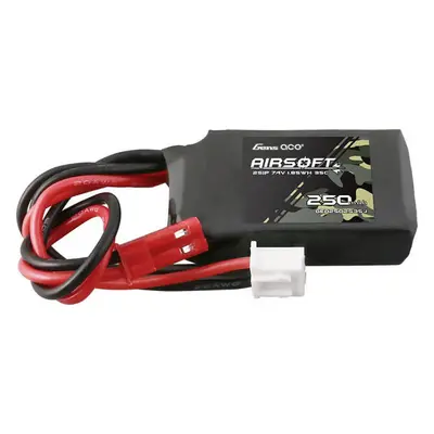 Gens ace 250mAh 7.4V 35C 2S1P Airsoft Gun Lipo baterie s JST-SYP konektorem