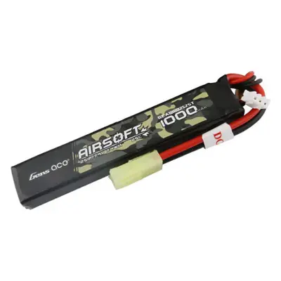 Gens ace 25C 1000mAh 2S1P 7,4V Airsoft Gun Lipo baterie s mini Tamiya konektorem