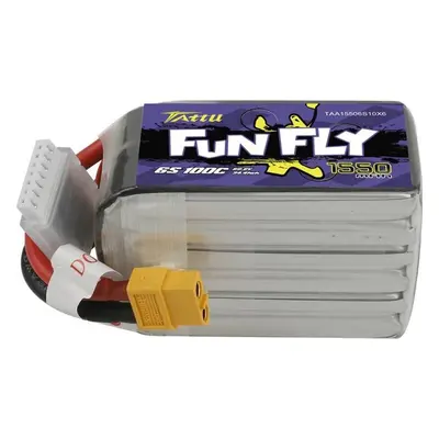 Baterie Tattu Funfly 1550mAh 22,2V 100C 6S1P XT60