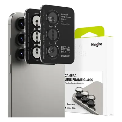 Ochranné sklo na čočku fotoaparátu RINGKE CAMERA FRAME PROTECTOR 2-PACK GALAXY S25+ PLUS BLACK