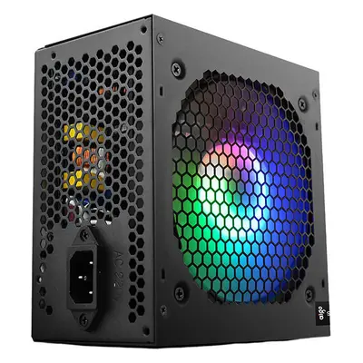 Počítačový zdroj Aigo AK600 RGB (černý)