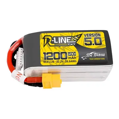 Baterie Tattu R-Line 5.0 1200mAh 22,2V 150C 6S1P XT60