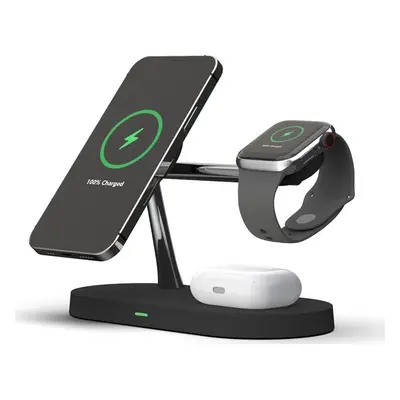 TECH-PROTECT A12 3IN1 MAGNETIC MAGSAFE WIRELESS CHARGER BLACK