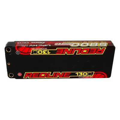 Gens ace Redline Series 5800mAh 7.6V 130C 2S1P HardCase 56# HV Ultra LCG LiPo baterie