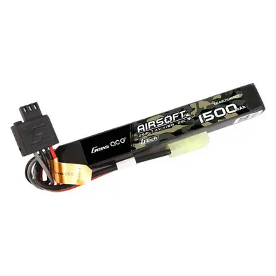 Gens ace G-Tech 25C 1500mAh 2S1P 7,4V Airsoft Gun Lipo baterie s mini Tamiya konektorem