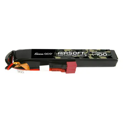 Gens ace 25C 1400mAh 2S1P 7,4V Airsoft Gun Lipo baterie s T konektorem