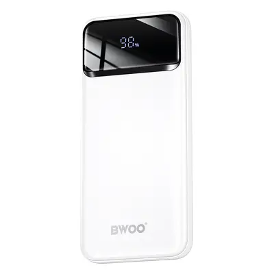 BWOO Ultra tenká 22,5W 10000 mAh power banka, bílá