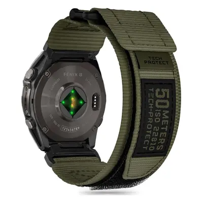 TECH-PROTECT SCOUT PRO GARMIN FENIX 5X / 5X PLUS / 6X / 6X PRO / 7X / 8 (51 MM) MILITARY GREEN