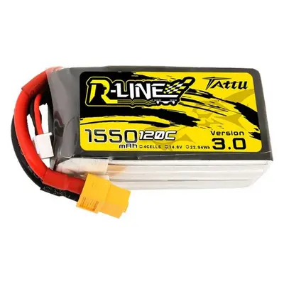 Baterie Tattu R-Line verze 3.0 1550mAh 14,8V 120C 4S1P XT60