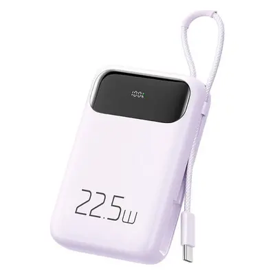 Mcdodo Power Bank MC-3245 10000mAh, 22,5W, s USB-C kabelem (fialová)