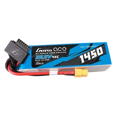 Gens Ace G-Tech 1450mAh 22,2V 45C 6S1P Lipo Battery Pack s konektorem XT60