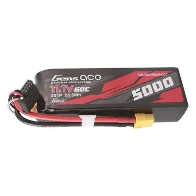 Gens ace G-Tech 5000mAh 11.1V 60C 3S1P Short-Size Lipo s konektorem XT60