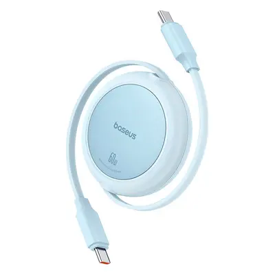 Baseus Free2Pull Mini Charging Cable USB-C to USB-C 60W 1m Galaxy Blue