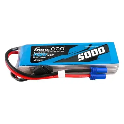 Gens ace G-Tech 5000mAh 14.8V 45C 4S1P Heli Lipo baterie s EC5 konektorem