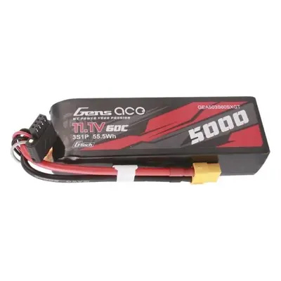 Gens ace G-Tech 5000mAh 11.1V 60C 3S1P Lipo s XT60 konektorem