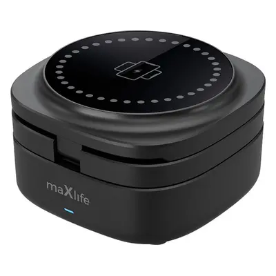 Maxlife MXWC-06 magnetická bezdrátová nabíječka s MagSafe 15W černá 3v1