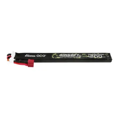 Gens Ace 25C 1200mAh 3S1P 11.1V Airsoft Gun Lipo baterie s T konektorem Dlouhá velikost