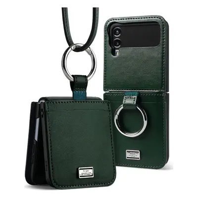 RINGKE SIGNATURE FOLIO GALAXY Z FLIP 4 DARK GREEN