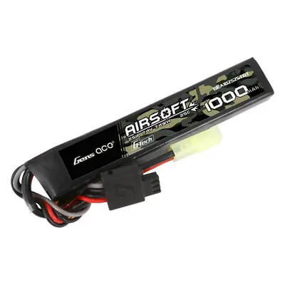 Gens ace G-Tech 25C 1000mAh 2S1P 7,4V Airsoft Gun Lipo baterie s mini Tamiya konektorem