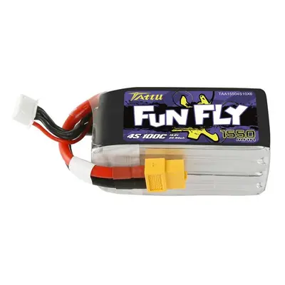 Baterie Tattu Funfly 1550mAh 14,8V 100C 4S1P