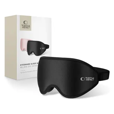 TECH-PROTECT EYESHADE SLEEP MASK (cestovní maska na oči na spaní) MATTE BLACK