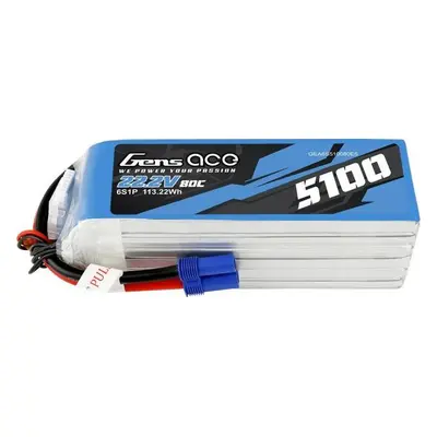 Gens ace Baterie GensAce 5100mAh 22,2V 80C 6S1P EC5