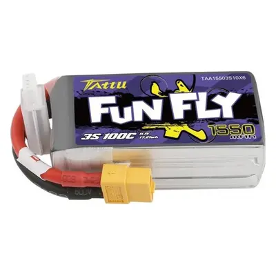 Baterie Tattu Funfly 1550mAh 11,1V 100C 3S1P