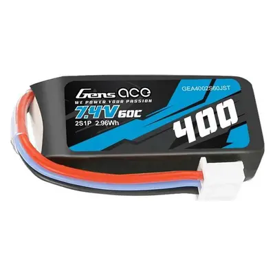 Baterie Gens Ace 400mAh 7,4V 60C 2S1P JST