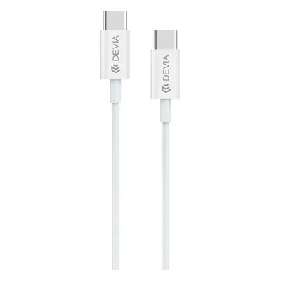 Devia kabel Smart EC042 PD USB-C - USB-C 60W 3A bílý